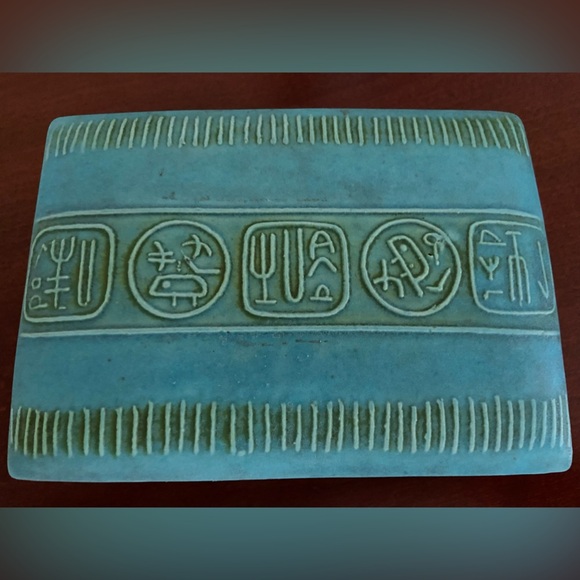 RARE Alvino Bagni for Raymor Bitossi Sea Garden Turquoise  Box Made in Italy - Picture 11 of 11